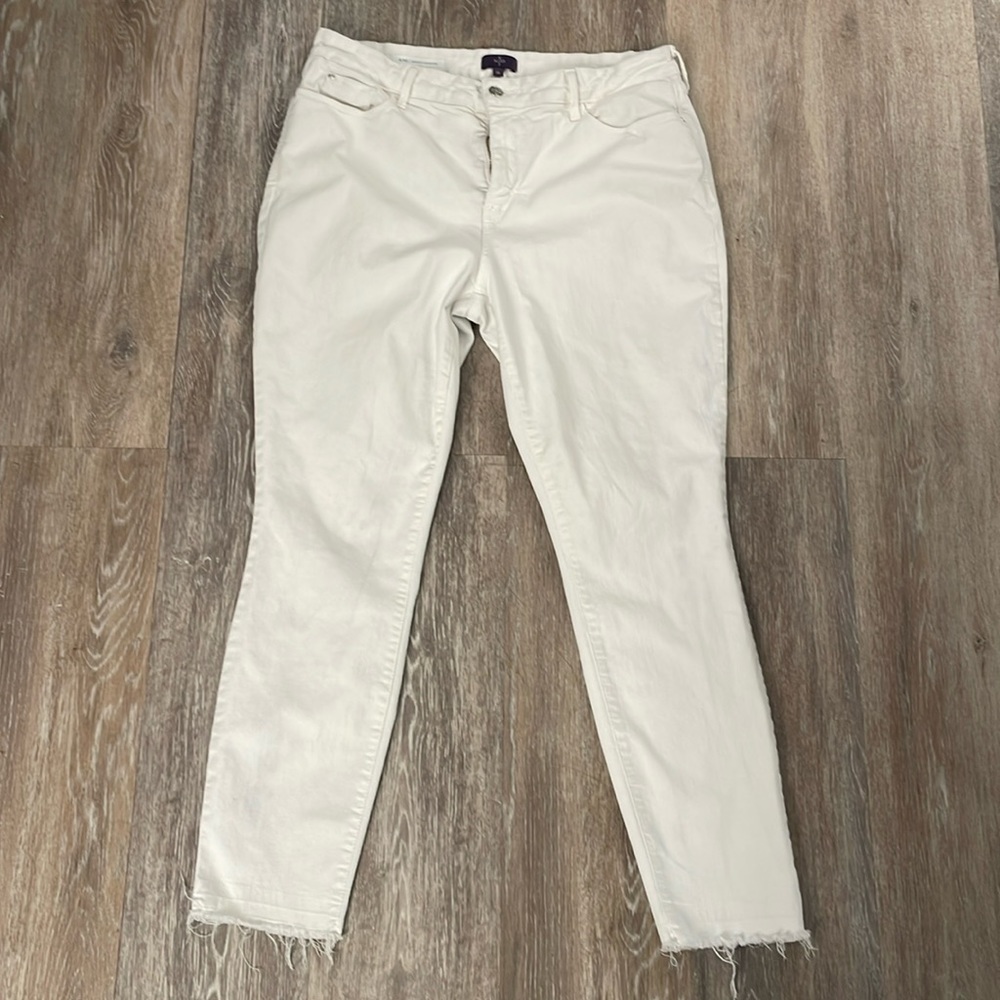 NYDJ white Ami skinny legging